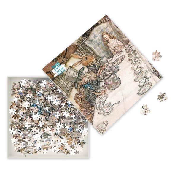 Alice In Wonderland Tea Party Arthur Rackham 1000 piece Jigsaw  NEW 