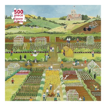 Adult Jigsaw Puzzle Judy Joel: Allotments, 2012 (500 pieces)