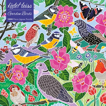 Adult Jigsaw Puzzle: Kate Heiss: Garden Birds