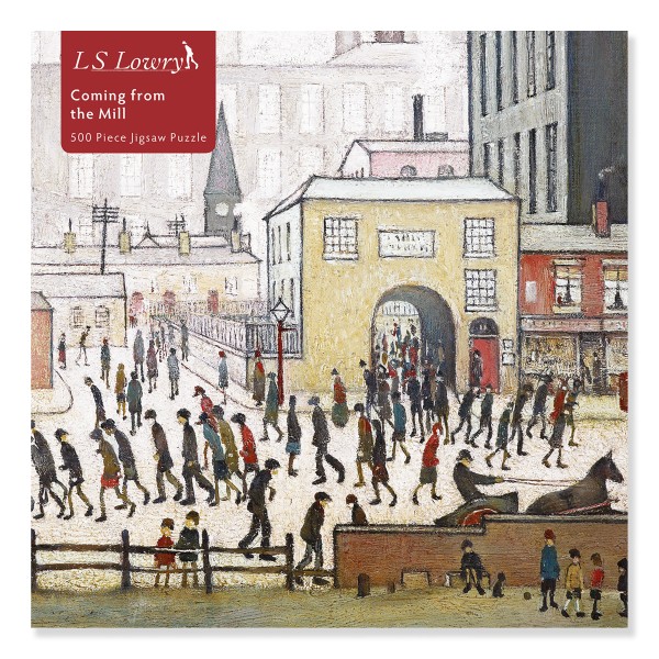 Adult Jigsaw Puzzle L.S. Lowry: Coming from the Mill (500 pieces)