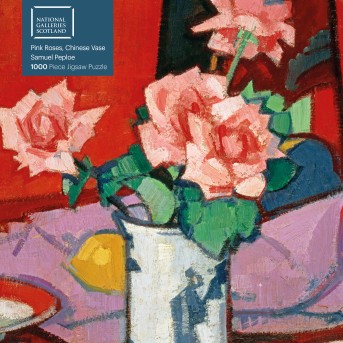 Adult Jigsaw Puzzle National Galleries Scotland - Samuel Peploe: Pink Roses, Chinese Vase