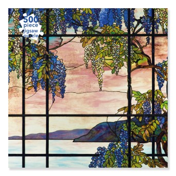 Adult Jigsaw Puzzle Tiffany Studios: View of Oyster Bay (500 pieces)