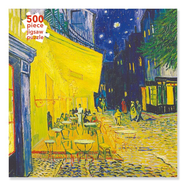 Adult Jigsaw Puzzle Vincent van Gogh: Café Terrace (500 pieces) - Flame  Tree Publishing