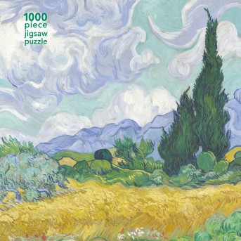 Adult Jigsaw Puzzle Vincent van Gogh: Wheatfield with Cypress