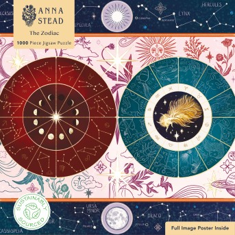 Adult Sustainable Jigsaw Puzzle Anna Stead: The Zodiac