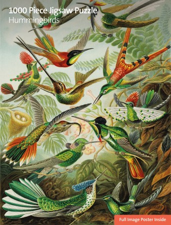 Adult Sustainable Jigsaw Puzzle V&A: Humming Birds
