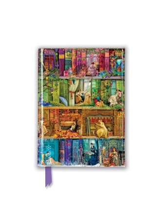 Aimee Stewart: A Stitch in Time Bookshelf (Foiled Pocket Journal)