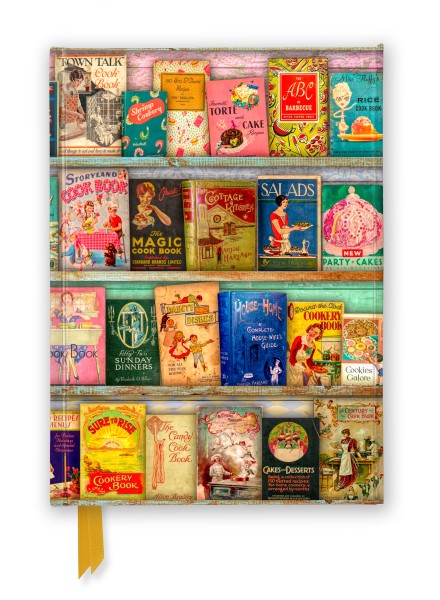 Aimee Stewart: Vintage Cook Book Library (Foiled Journal)
