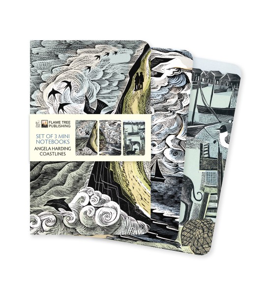 Angela Harding: Coastlines Set of 3 Mini Notebooks