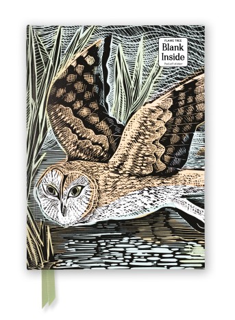 Angela Harding: Marsh Owl (Foiled Blank Journal)