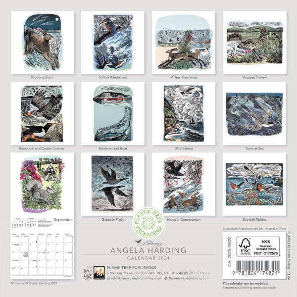 angela-harding-mini-wall-calendar-2024-art-calendar-flame-tree-publishing