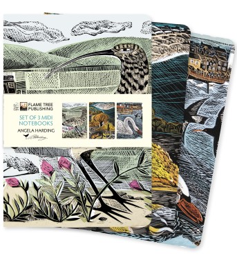 Angela Harding Set of 3 Midi Notebooks – Wildlife