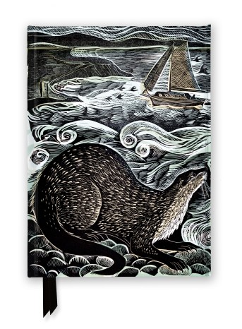 Angela Harding: Shetland Otter & Windsong (Foiled Journal)