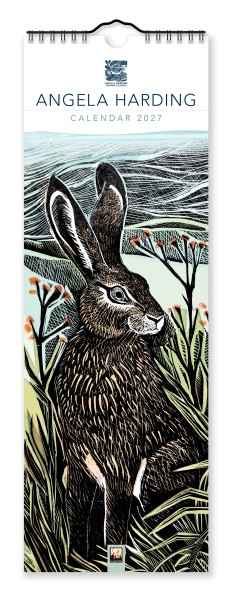 Angela Harding Slim Calendar 2027 (Art Calendar)
