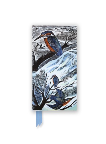 Angela Harding: Suffolk Kingfishers (Foiled Slimline Journal)