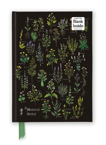 Anna Stead: A Medieval Herbal (Foiled Blank Journal)