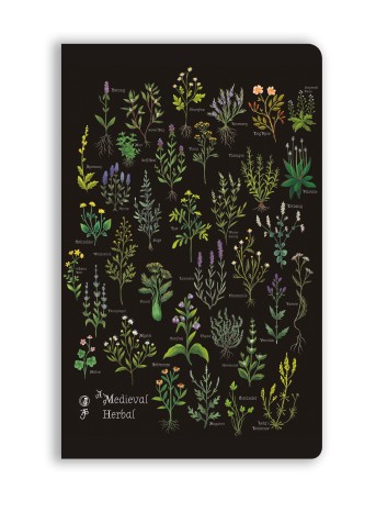 Anna Stead: A Medieval Herbal (Soft Touch Journal)