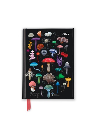 Anna Stead: Mushrooms & Fungi 2027 Luxury Pocket Diary Planner - Week to View
