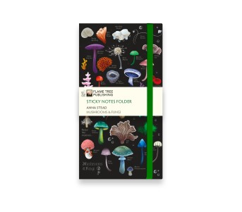 Anna Stead: Mushrooms & Fungi Flame Tree Sticky Notes Folder