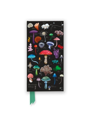 Anna Stead: Mushrooms & Fungi (Foiled Slimline Journal)