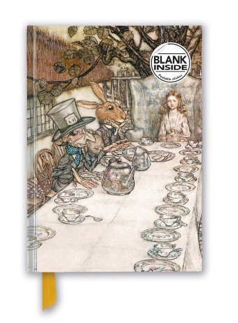 Arthur Rackham: Alice In Wonderland Tea Party (Foiled Blank Journal)