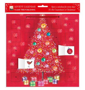 Bauble Tree advent calendar (with stickers)
