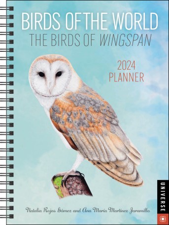 Birds of the World: The Birds of Wingspan 12-Month 2024 Planner Calendar