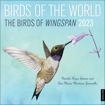 Birds of the World: The Birds of Wingspan 2023 Wall Calendar