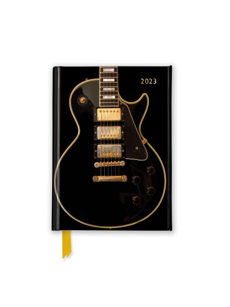 Black Gibson Guitar Pocket Diary 2023