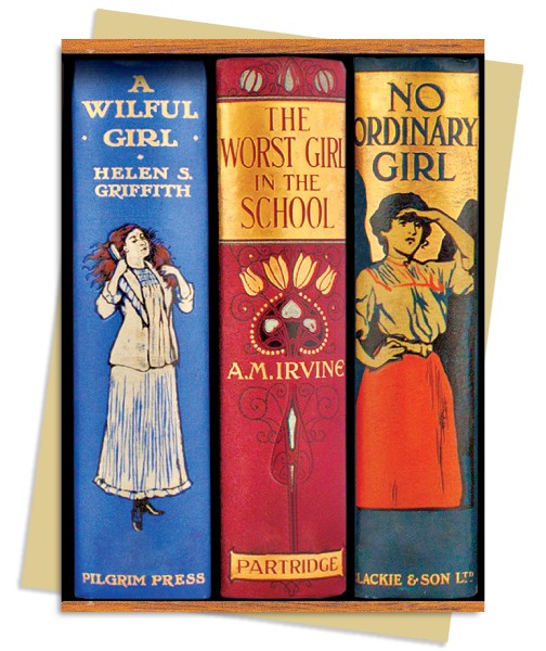 Bodleian: Book Spines Great Girls Greeting Card Pack