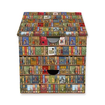 Bodleian Libraries: High Jinks Bookshelves Flame Tree Memo Box with Drawer
