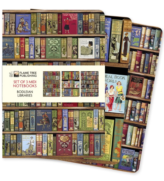 Bodleian Libraries Set of 3 Midi Notebooks