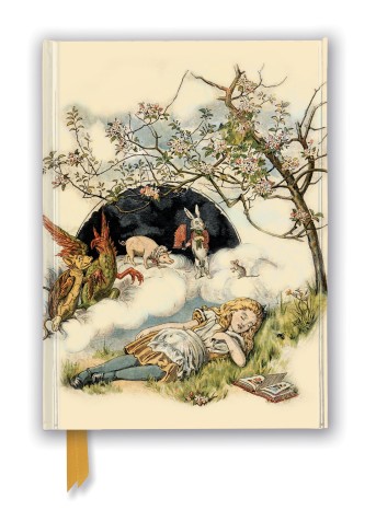 British Library: Alice Asleep, from Alice’s Adventures in Wonderland (Foiled Journal)