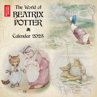 British Library: Beatrix Potter Wall Calendar 2023 (Art Calendar)