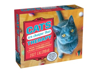 Cats Are Cheaper Than Therapy 2027 Day-to-Day Calendar