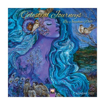 Celestial Journeys by Josephine Wall Mini Wall Calendar 2027 (Art Calendar)