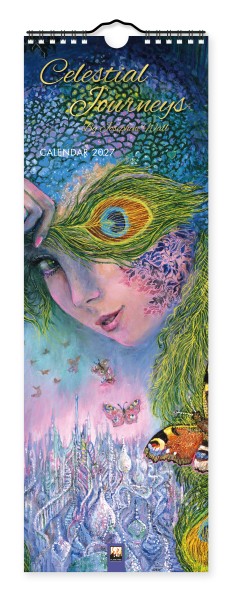 Celestial Journeys by Josephine Wall Slim Calendar 2027 (Art Calendar)