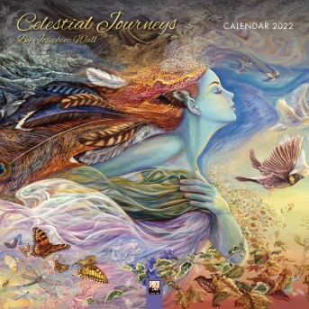 Celestial Journeys by Josephine Wall Wall Calendar 2022 (Art Calendar)