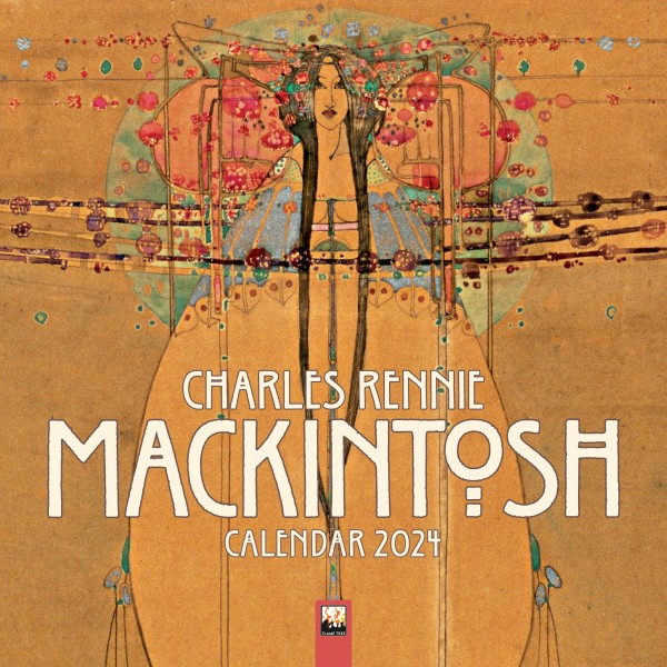 Charles Rennie Mackintosh Wall Calendar 2024 (Art Calendar)