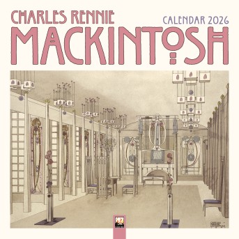 Charles Rennie Mackintosh Wall Calendar 2026 (Art Calendar)