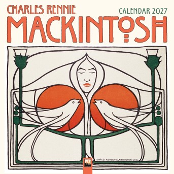 Charles Rennie Mackintosh Wall Calendar 2027 (Art Calendar)