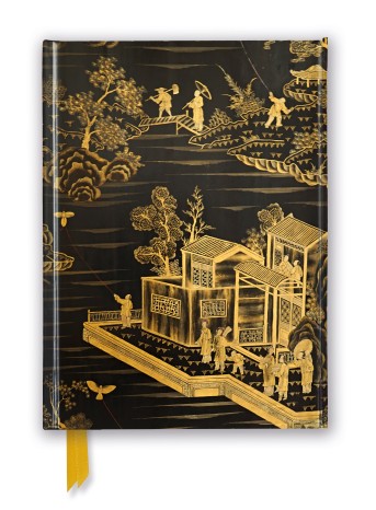 Chinese Lacquer Black & Gold Screen (Foiled Journal)
