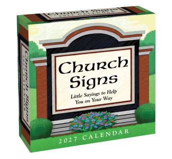 Church Signs 2027 Day-to-Day Calendar