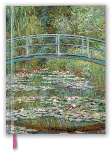 Claude Monet: Bridge over a Pond of Water Lilies (Blank Sketch Book)