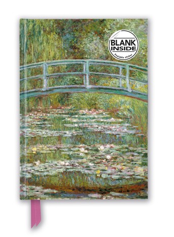 Claude Monet: Bridge over a Pond of Water Lilies (Foiled Blank Journal)