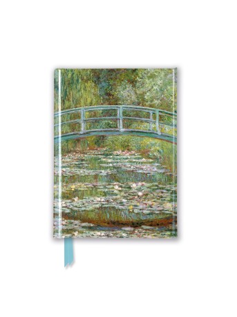 Claude Monet: Bridge over a Pond of Water Lilies (Foiled Pocket Journal)