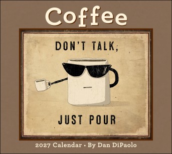 Coffee 2027 Deluxe Wall Calendar