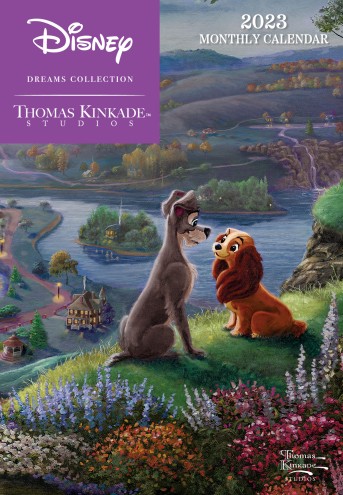 Disney Dreams Collection by Thomas Kinkade Studios: 12-Month 2023 Monthly Pocket Planner Calendar