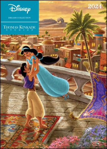 Disney Dreams Collection by Thomas Kinkade Studios: 12-Month 2024 Monthly/Weekly Engagement Calendar