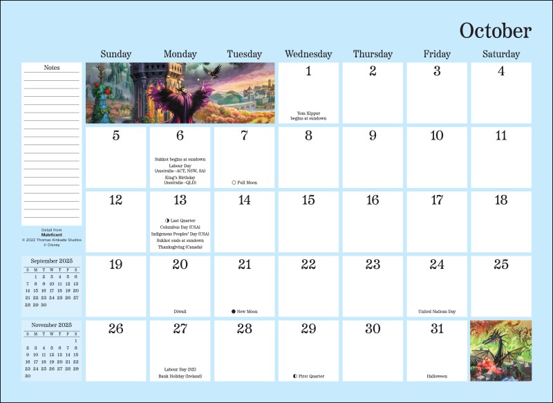 Disney Dreams Collection by Thomas Kinkade Studios 12Month 2025